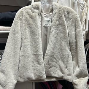Abercrombie Faux Fur Hoodie Jacket